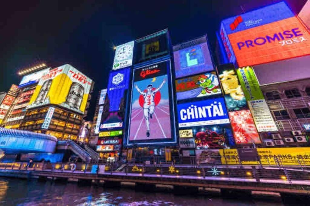 Apartament ー 8Greige ー 2Min Dotonbori Namba Kuromon Osaka Usj Wifi Unlimited Zewnętrze zdjęcie